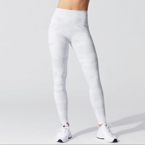 alo white camo leggings